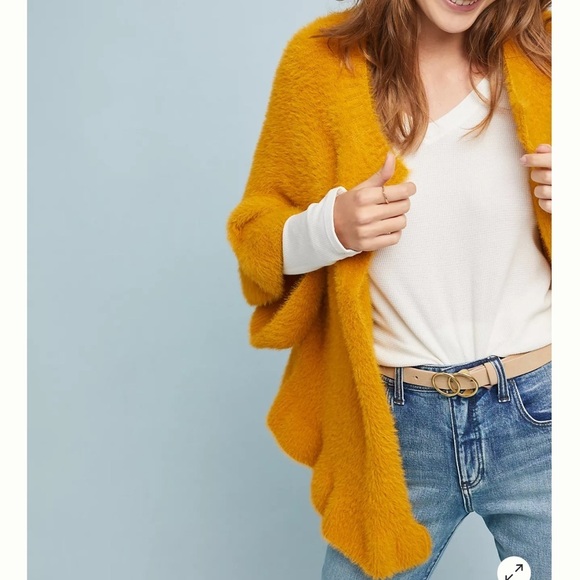 Anthropologie marigold ruffled Open closure kimono - Picture 15 of 15